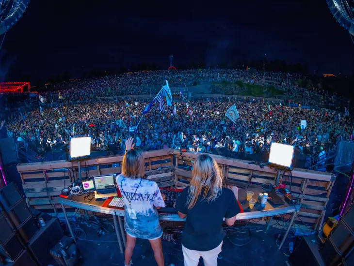 Festival stage coverage